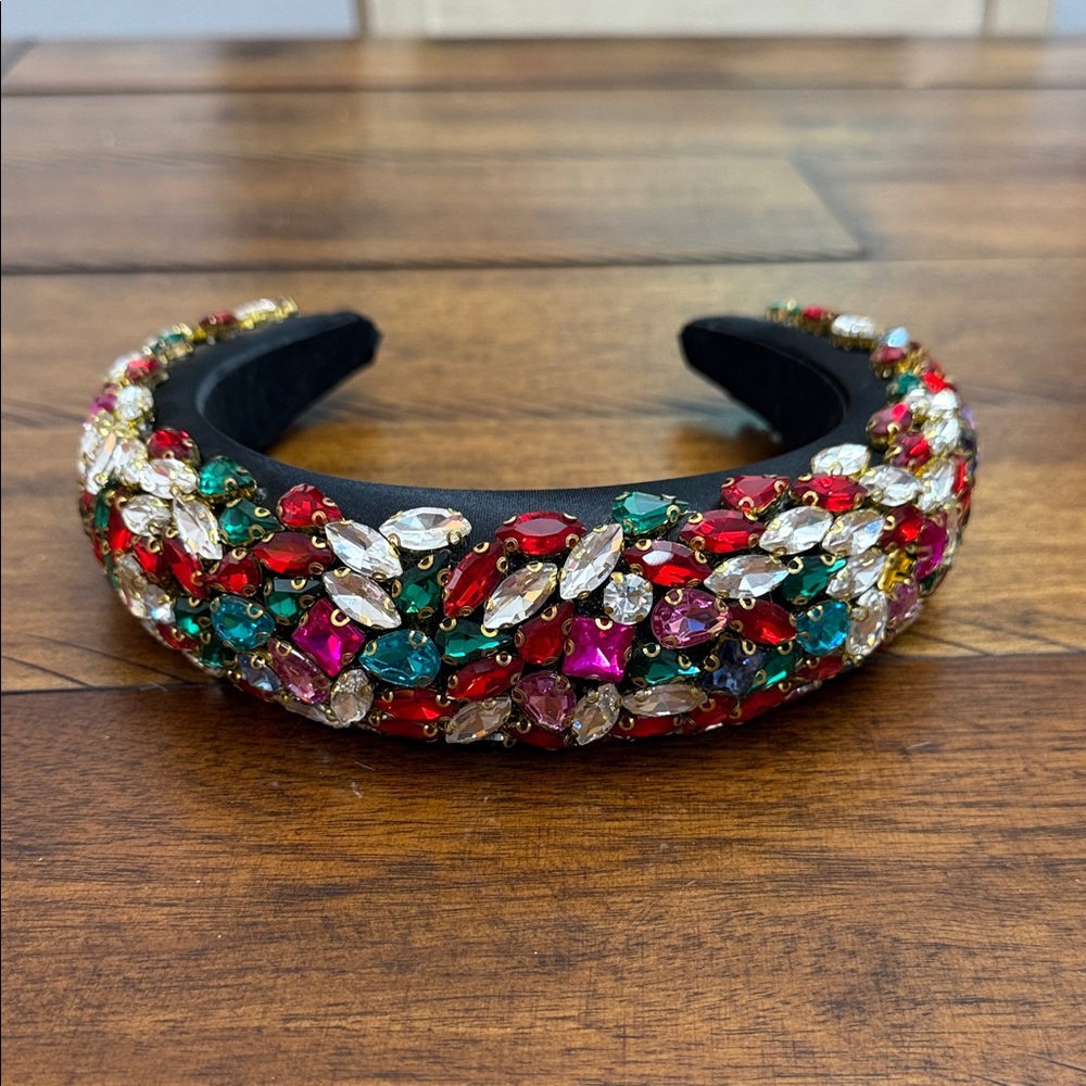 Multicolor Embellished Headband NWOT
